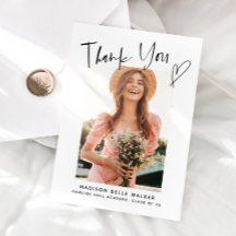 Casual Script Afstuderen Foto Hartelijk dank