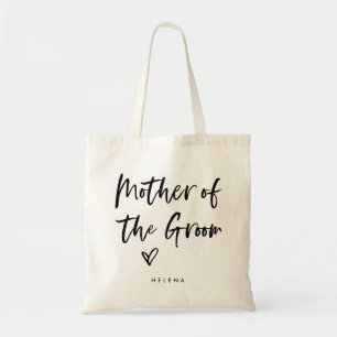 Casual Script   Chic Simple Moeder van de Groom Tote Bag