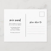 Casual Script | Eenvoudige aankondiging van fotove (Achterkant)