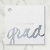 Casual Script | Folie Afstuderen Cadeaus Labels | (Voorkant)