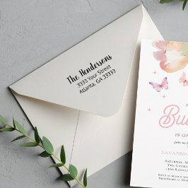 Casual Script Return-adres Zelfinktende Stempel