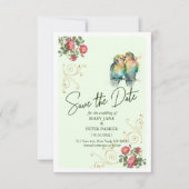 Casual script typography wedding save the date bedankkaart (Voorkant)