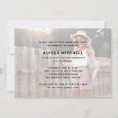 Casual script zwart | Twee fotograafpartijen Kaart (Achterkant)