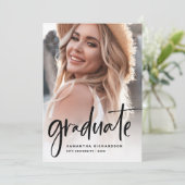 Casual script zwart | Twee fotograafpartijen Kaart (Staand voorkant)