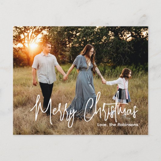 Casual scriptfoto Modern Christmas (Voorkant)