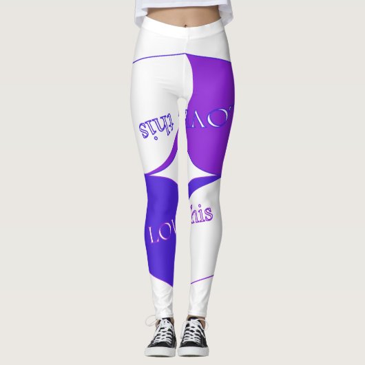 Casual sport leggings (Voorkant)