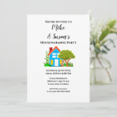 Casual stijl Uitnodiging voor opwarming van de aar (Staand voorkant)