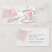 Casual stijlpagina's / Koffiewinkel Visitekaartje (Voorkant / Achterkant)