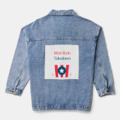 casual stijlvol T-shirt Denim Jacket (Achterkant)
