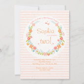 Casual Stripes-uitnodiging Kaart (Voorkant)