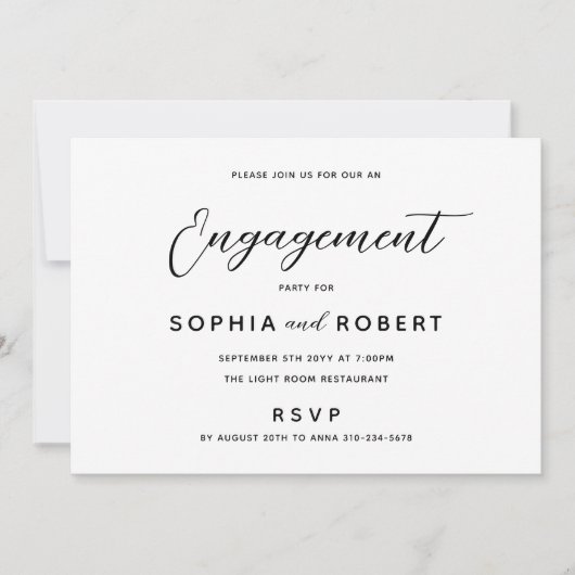 Casual supportafdeling voor zwart-wit kaart (Voorkant)