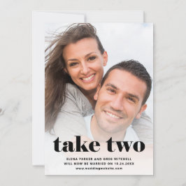 Casual tekst | Twee foto's zwart opnieuw gefilterd Save The Date