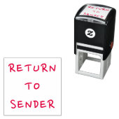 Casual "TERUGKEER NAAR VERZENDING" Zelfinktende Stempel (In situ)