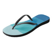 Casual Turquoise 4 Stripes Mannen Teenslippers (Schuin)