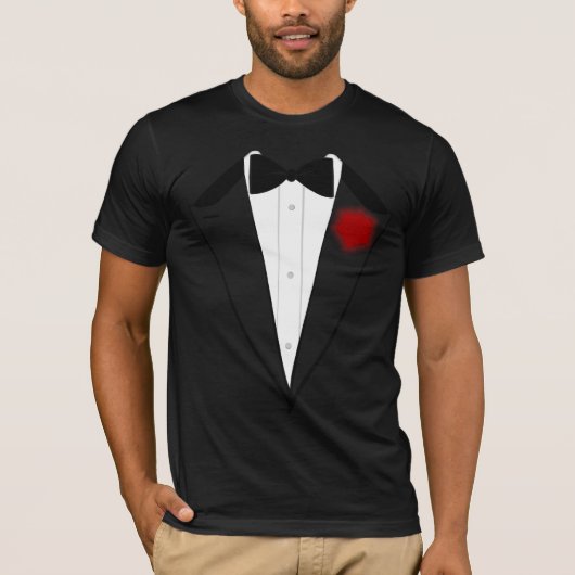 Casual Tuxedo T-shirt (Voorkant)