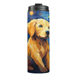 Casual uiterlijk, hond thermosbeker