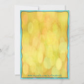 Casual uitnodiging Bunco Bash (Achterkant)