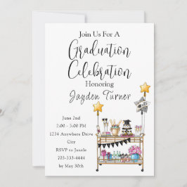 Casual Uitnodiging tot Afstuderen voor Script Bar