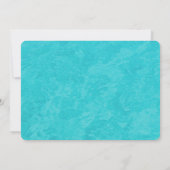 Casual uitnodiging voor een blauwe oceaan (Achterkant)