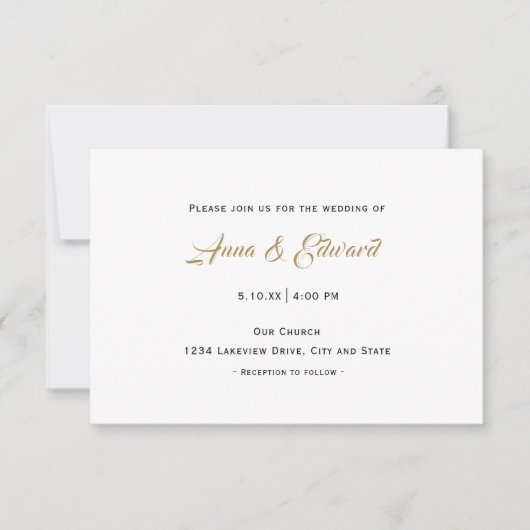 Casual uitnodiging voor weddenschappen (Voorkant)