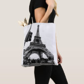 Casual uitzicht Eiffeltoren - eenvoudig en stijlvo Tote Bag (Dichtbij)