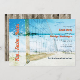 Casual van de Beach Thmed Graduparty High School Kaart