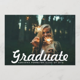Casual Vette Afstuderen partij van de Graduatie va Kaart