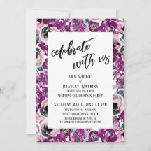 Casual vieren met de Roze bloemen van de Waterverf