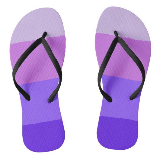 Casual Violet 4 Stripes Vrouwen Teenslippers (Voetbed)