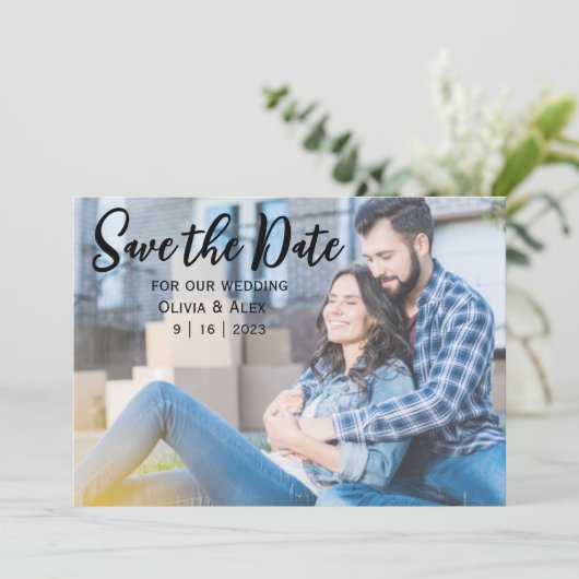 Casual vlakke sparen de Kaart van de Datum (Staand voorkant)