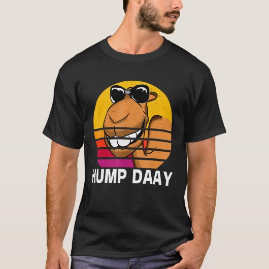 Casual voor mannen Camel Hump Day T-shirt (Voorkant)