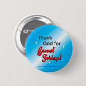 Casual vrijdag (Button) Ronde Button 5,7 Cm (Voorkant /achterkant)