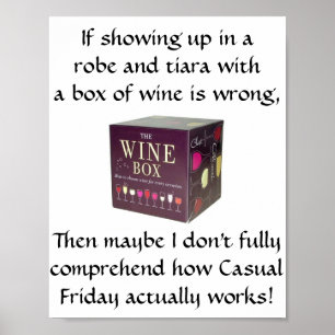 Casual vrijdag - Funny Poster