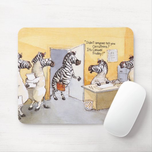 Casual vrijdag muismat (Met muis)