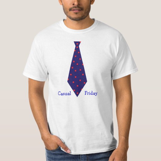 Casual vrijdag Necktie T-shirt (Voorkant)