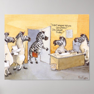 Casual vrijdag poster