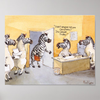 Casual vrijdag poster