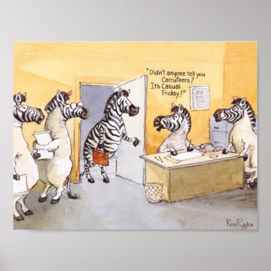 Casual vrijdag poster (Voorkant)