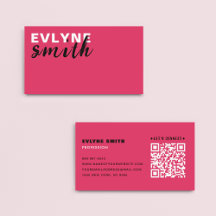 Casual Vrouwelijk Vet Roze QR Code Typografie