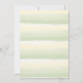 Casual Waterverf Lemon Blossom sparen de Datum Save The Date (Achterkant)