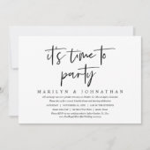 Casual weddenschappen, het is tijd om te feesten kaart (Voorkant)