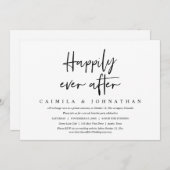 Casual weddenschapsuitlooppartij, gelukkig altijd  kaart (Voorkant / Achterkant)