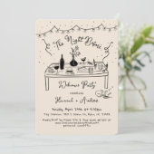 Casual welkomstavond voor pub restaurant kaart (Staand voorkant)