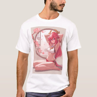 Casual Yae Miko 11 T-shirt