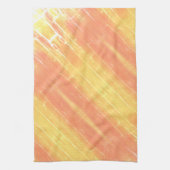 Casual Yellow PeachSpring Sunset Abstract patroon Theedoek (Verticaal)