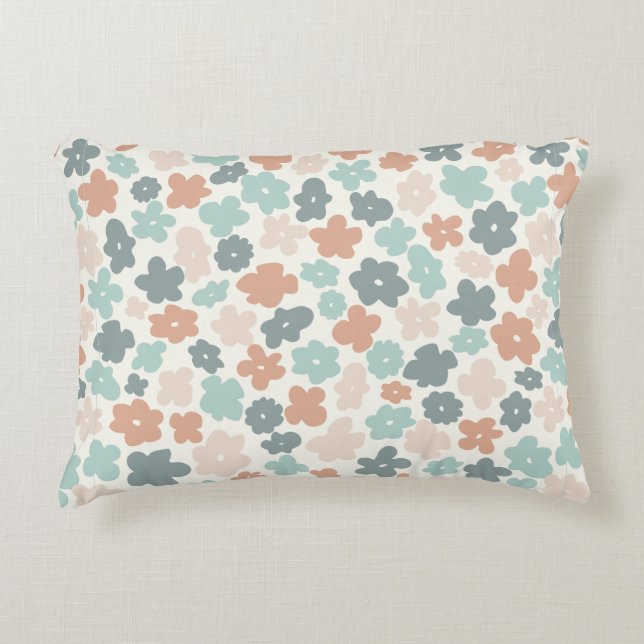 Casual zomerpatroon accent kussen (Voorkant)
