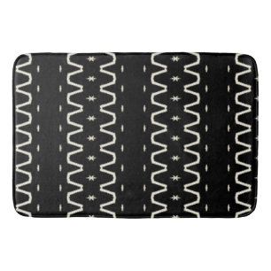 Casual zwart Stropdas Badmat
