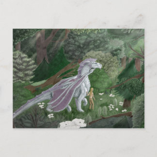 CasualStrollElf&Dragon Briefkaart