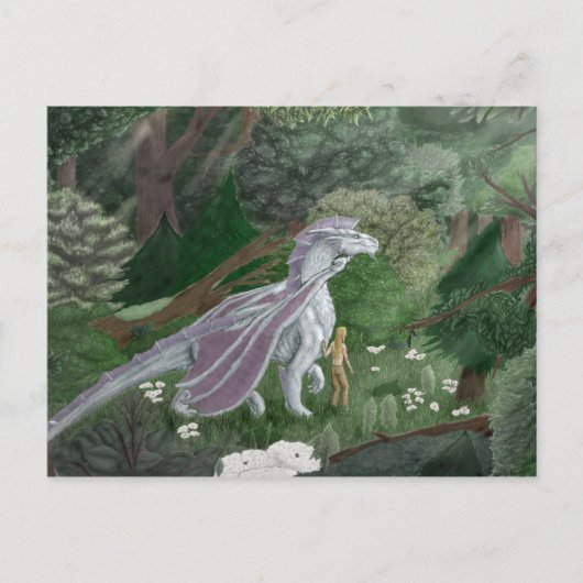 CasualStrollElf&Dragon Briefkaart (Voorkant)