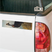 Casuaris (Australische Vogel) (Wild Dieren Kunst) Bumpersticker (Op Truck)